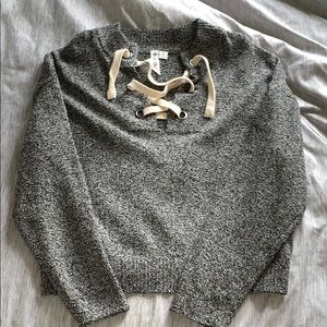Grey Knit Sweater